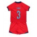 Billige England Luke Shaw #3 Børnetøj Udebanetrøje til baby VM 2022 Kortærmet (+ korte bukser)